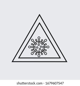 Illustrations concept coronavirus COVID-19. virus wuhan from china. Vector illustrate.