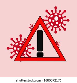 Illustrations concept coronavirus COVID-19. virus wuhan from china. Pray for world. Fight this Virus!