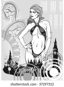 illustrations created by hand and last to digital of very high quality to satisfy the necessities of the designers