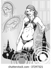 illustrations created by hand and last to digital of very high quality to satisfy the necessities of the designers