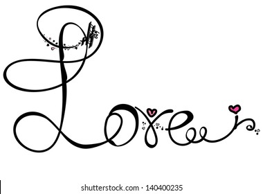 illustrations, decoration, vector, love, design, swirl, ornate, shape, heart, valentine's