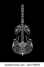 illustrations double bass