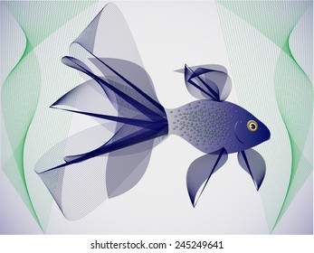 Illustrations fabulous fish