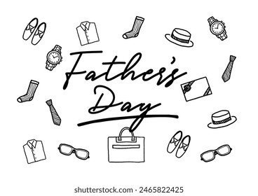 Illustrations for Father's Day presents and gifts.