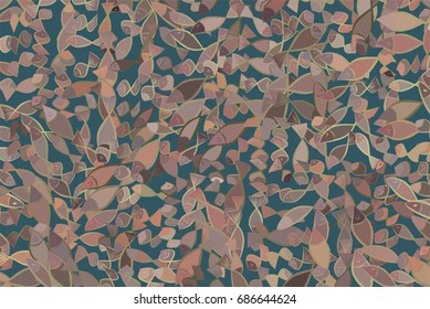 Illustrations of fish. Good for web page, wallpaper, graphic design, catalog, texture or background. Vector graphic.