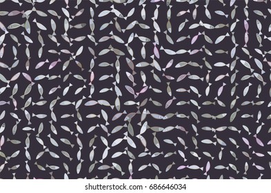 Illustrations of fish. Good for web page, wallpaper, graphic design, catalog, texture or background. Vector graphic.