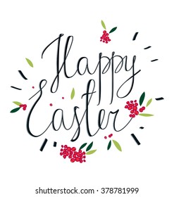 illustrations with frames. Happy Easter