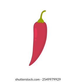 Ilustraciones de chile rojo fresco. chile vegetal para cocinar comidas