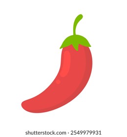 illustrations of fresh red chili. chili pepper vegetable for cooking meals