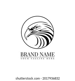 illustrations graphic vector of black hawk head logo
