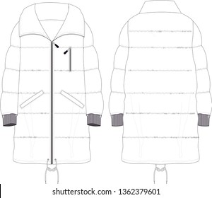 Illustrations jacket and coat