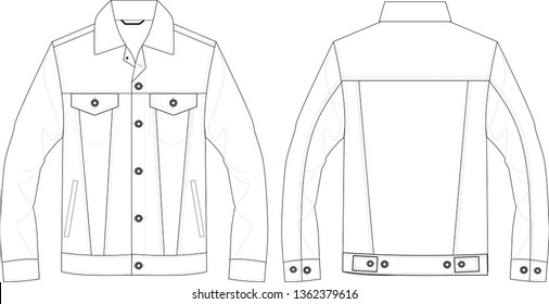 Illustrations jacket and coat