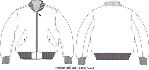 Illustrations jacket and coat