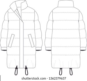 Illustrations jacket and coat