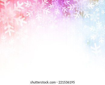 Illustrations landscape of snow