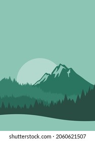 illustrations of landscape vector art