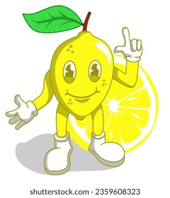 
Illustrations of lemons are suitable for business logos or promotional lemon products