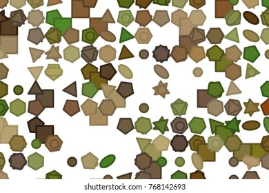 Illustrations of line or shape. Good for web page, wallpaper, graphic design, catalog, texture or background. Vector isolated on white.