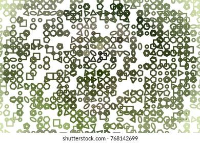 Illustrations of line or shape. Good for web page, wallpaper, graphic design, catalog, texture or background. Vector isolated on white.