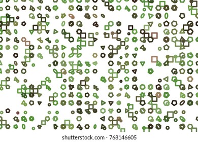 Illustrations of line or shape. Good for web page, wallpaper, graphic design, catalog, texture or background. Vector isolated on white.