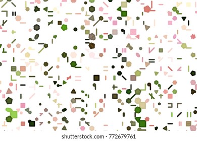 Illustrations of line or shape. Good for web page, wallpaper, graphic design, catalog, texture or background. Vector isolated on white.