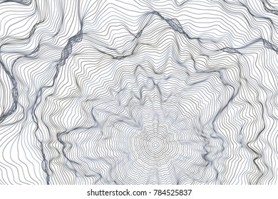 Illustrations of lines wave. Good for web page, wallpaper, graphic design, catalog, texture or background.