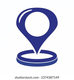 illustrations of map location markers, companies, logos, icons and others