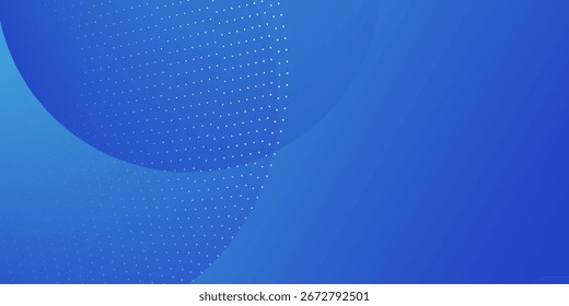 Illustrations minimal blue background with geometric finance dot simple art space