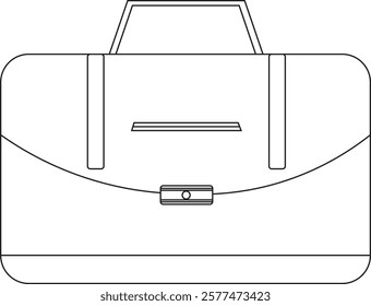 Illustrations of modern business suitcase designs.