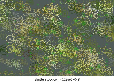 Illustrations of outline of bicycle. Good for web page, wallpaper, graphic design, catalog, texture or background. Cartoon style vector.