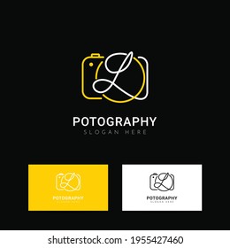 Illustrations of photography logo design 