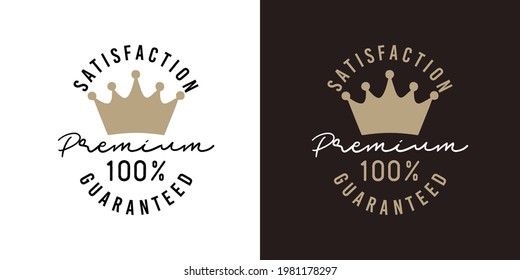 Illustrations of premium logo stamp design