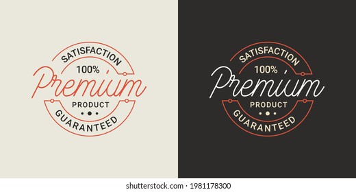 Illustrationen des Premium-Logo-Designs
