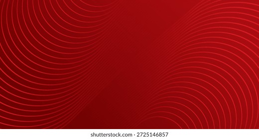 Ilustraciones Fondo abstracto rojo con líneas geométricas brillantes. Moderno degradado rojo brillante diagonal simple 
