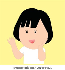 The illustration's role is to add personality and character without competing with that other thing. Here the cute girl and her bright eyes get more attention.