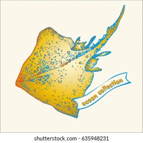 Illustrations " Sea depths ".