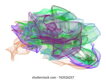 Illustrations of smoky line art. Good for web page, wallpaper, graphic design, catalog, texture or background. Vector isolated on white.
