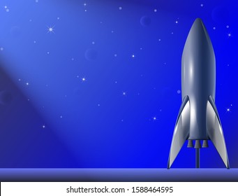 Illustrations of spaceships for learning