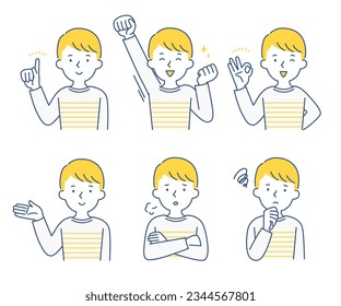 Illustrations that are simple and easy to use with a small number of colors. Vector data that is easy to edit.
