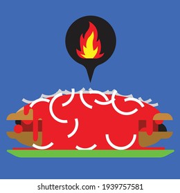 illustrations of traditional mexican food