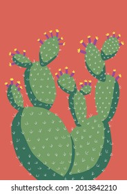 Illustrations using cactus images.
It is good for decorative parts such as posters, wall art, small bags, T-shirt printing, and mobile cases.Vectors