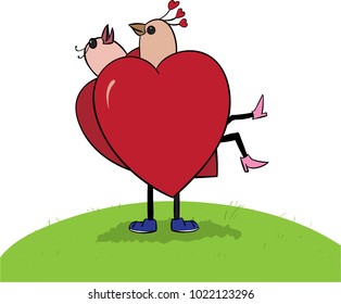 illustrations for valentine day