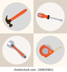 illustrations of various equipment can be used as icons