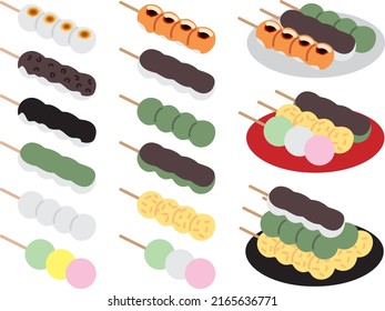 Illustrationen verschiedener Spitzenknödel