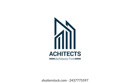 Illustrative badge representing the harmony between structure and environment, with organic shapes and eco-conscious design.