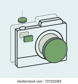 Illustrative Digitalkamera