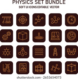 Compilação ilustrativa exibindo princípios fundamentais de conceitos físicos e experimentação científica