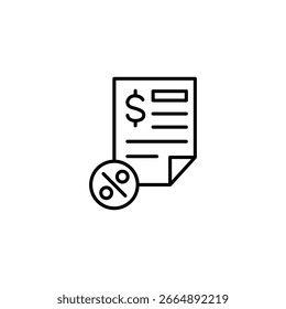 Representación Ilustrativa De Un Documento Fiscal En El Que Se Hacen Hincapié En Las Oportunidades De Reducción De Costos Y En
