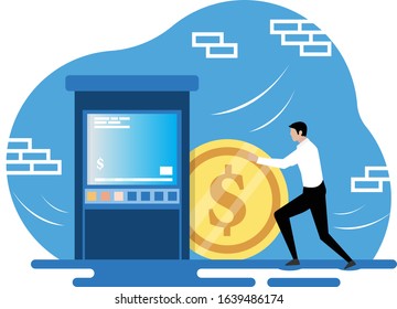 Illustrative design of financial management concept