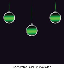 Illustrative design of a lamp background with a black green theme, this design is suitable for various events